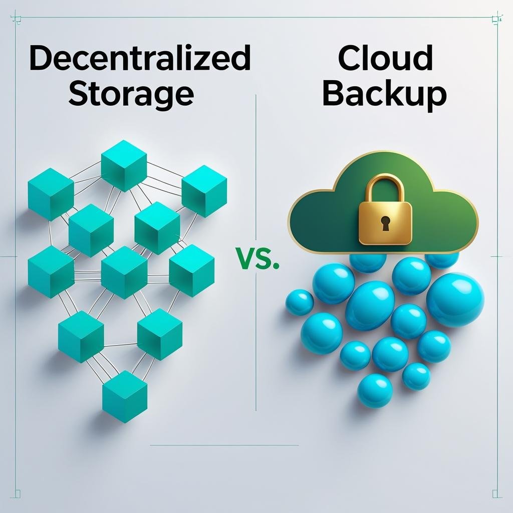 Decentralized Storage vs Cloud Backup